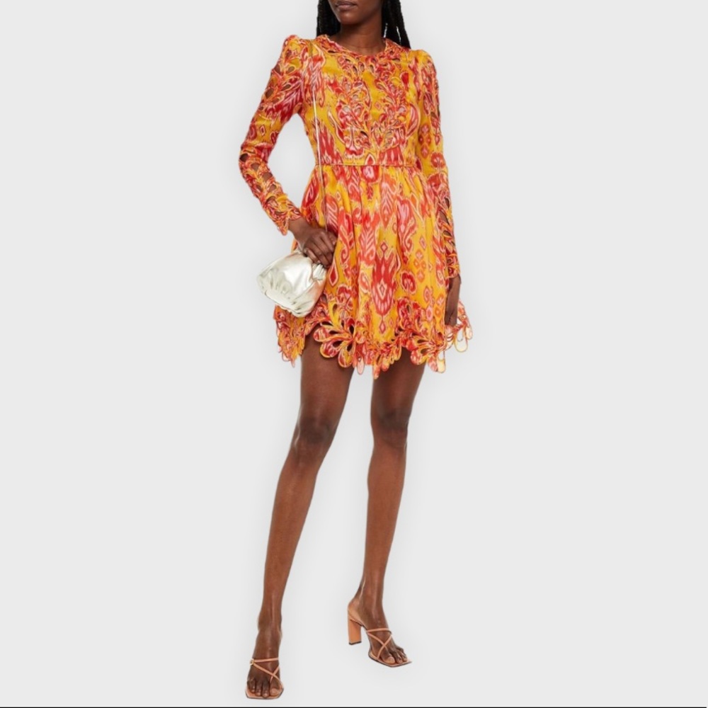ZIMMERMANN
Brightside Rouleaux cutout embroidered silk-organza mini dress - Picture 2 of 7